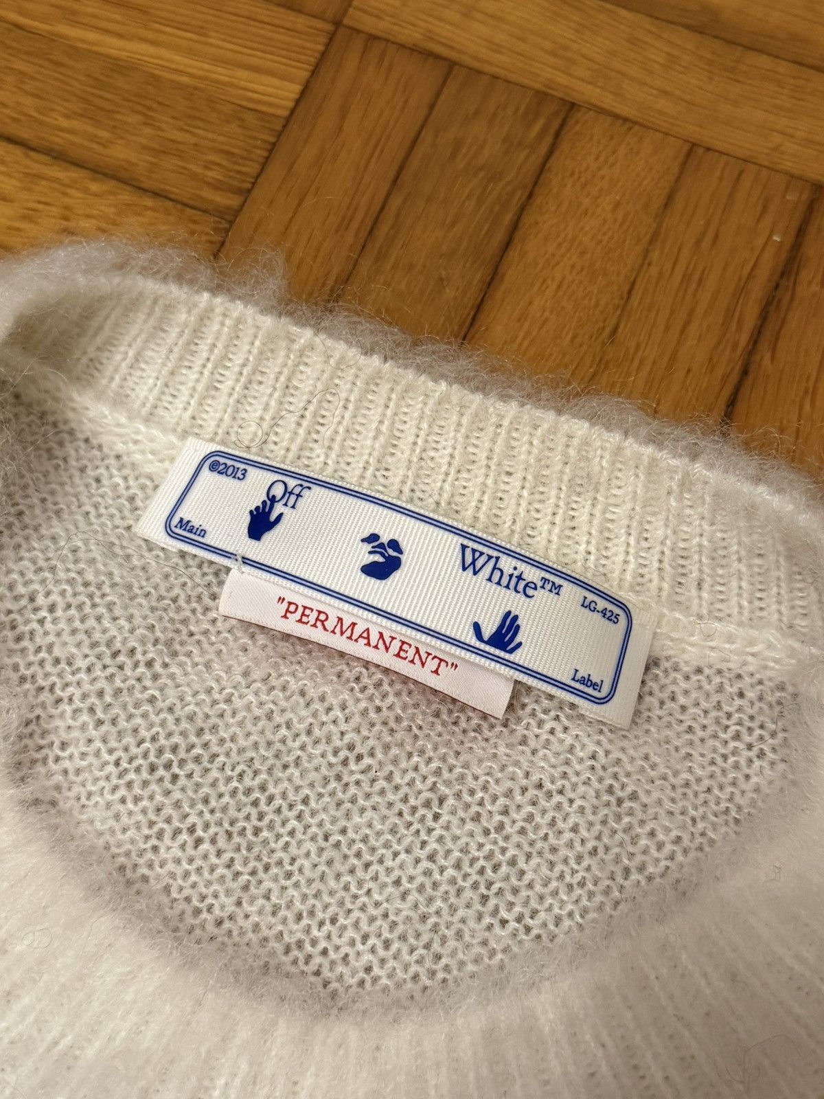 Off-White Off-White Diag Arrow Mohair Knit Sweater Gradient Size L Size US L / EU 52-54 / 3 - 6 Thumbnail