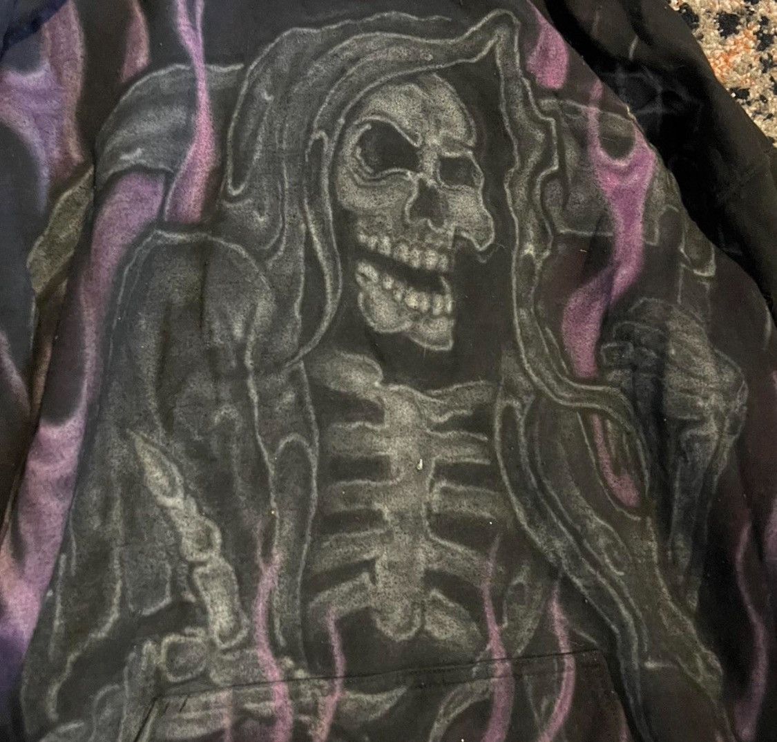 Other Custom 1/1 Grim Reaper Airbrushed Hoodie Size US XL / EU 56 / 4 - 2 Thumbnail