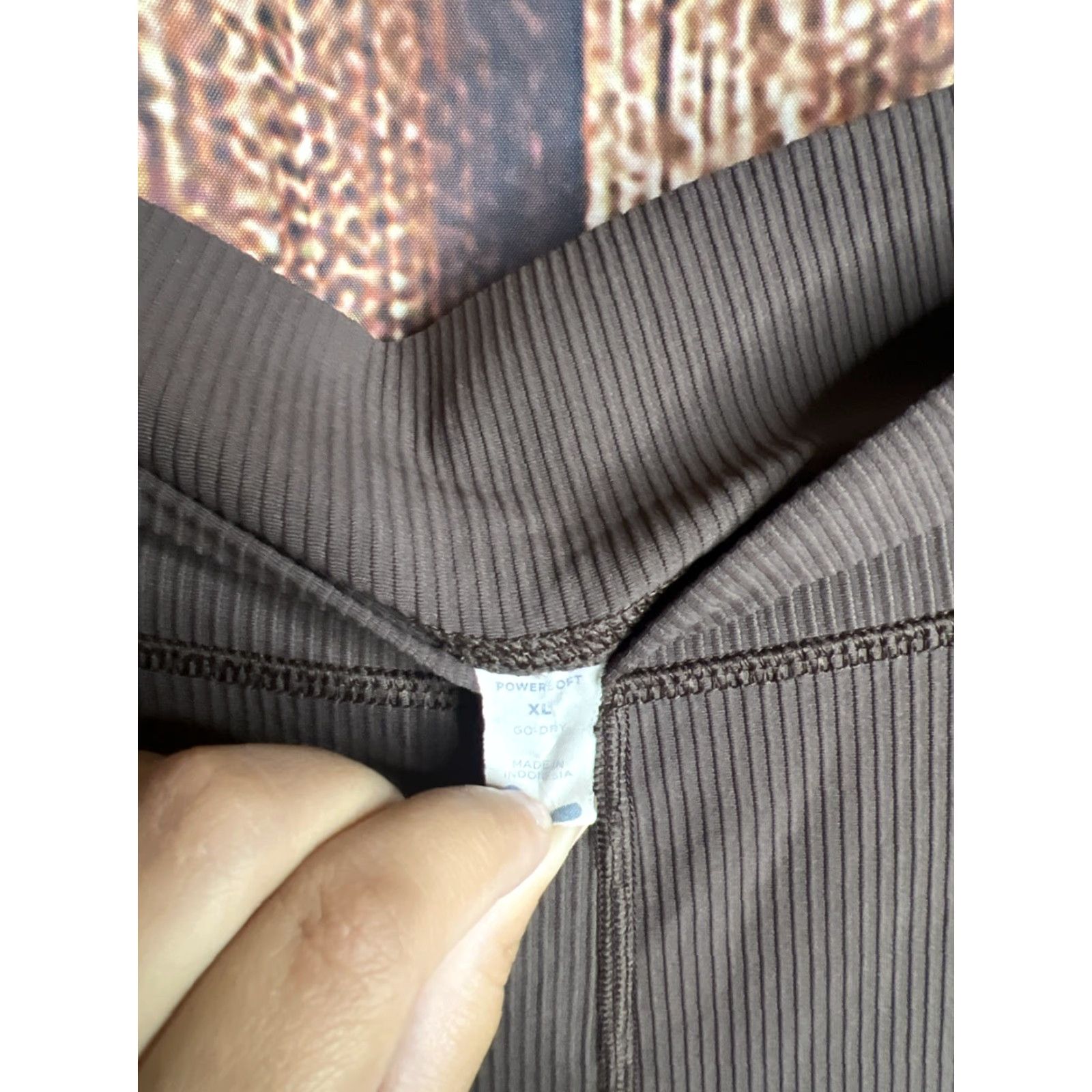 Old Navy Old Navy Pajama Pants Womens XL Brown Ribbed Wide Leg Modern Knit Modal Rayon Spandex Size 40" / US 18 - 2 Thumbnail