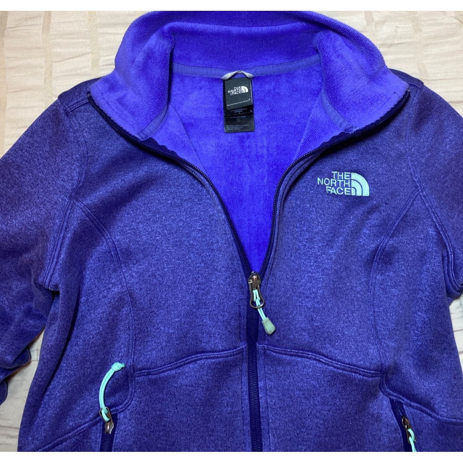 The North Face The North Face Womens Fleece Jacket S Purple Zip-Up, Small Size S / US 4 / IT 40 - 7 Thumbnail