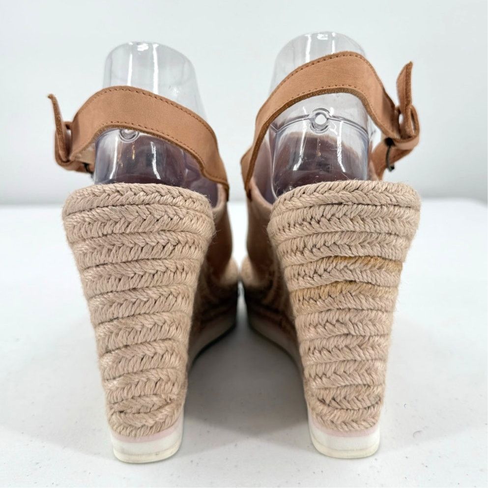 Toms TOMS Monica Natural Sand High Wedge Espadrille Sandal Size US 10 / IT 40 - 4 Thumbnail