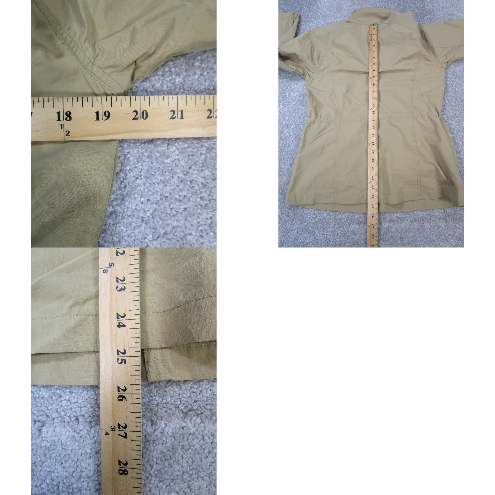 Eddie Bauer VINTAGE Eddie Bauer Jacket Womens Medium Brown Nylon Travelax Outer Shell Mid-Length Long Sleeve Zip Coat Women Size M / US 6-8 / IT 42-44 - 8 Thumbnail