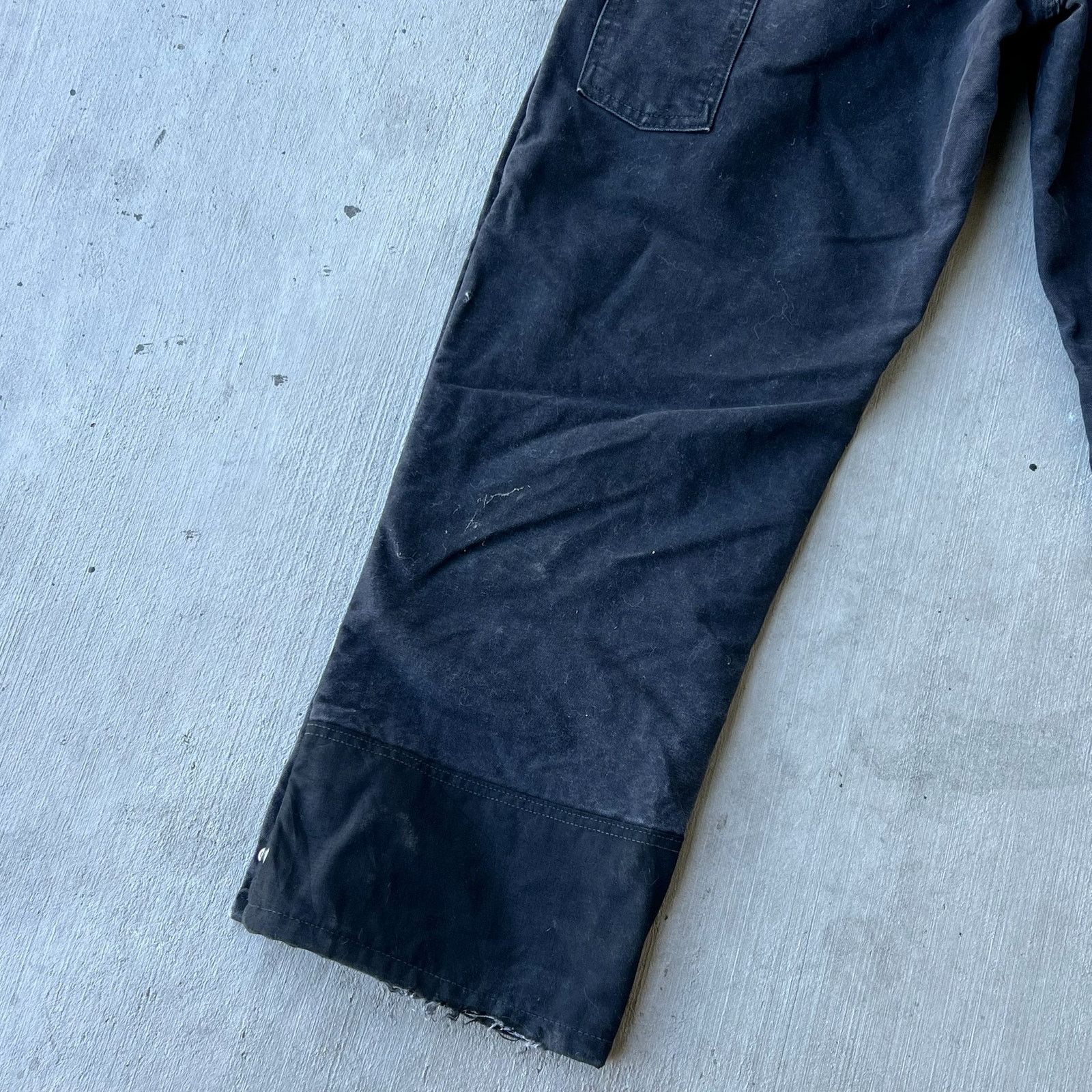Carhartt × Vintage Carhartt faded black double knee work wear carpenter pants Size US 37 - 8 Thumbnail