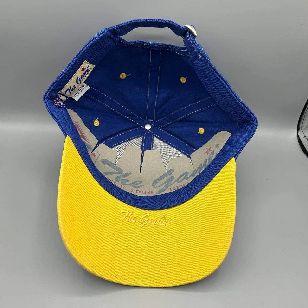 The Game Vintage University of Delaware Blue Hens Hat NCAA Strap Back Size ONE SIZE - 2 Thumbnail