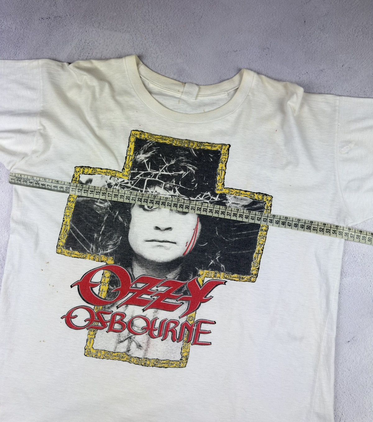 Ozzy Osbourne Rare! Vintage 1988 Ozzy Osbourne No Rest For The Wicked Band Size US M / EU 48-50 / 2 - 20 Thumbnail