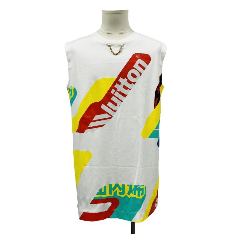 Louis Vuitton Louis Vuitton Graphic Logo Tank Top Size L Size US L / EU 52-54 / 3 - 1 Thumbnail