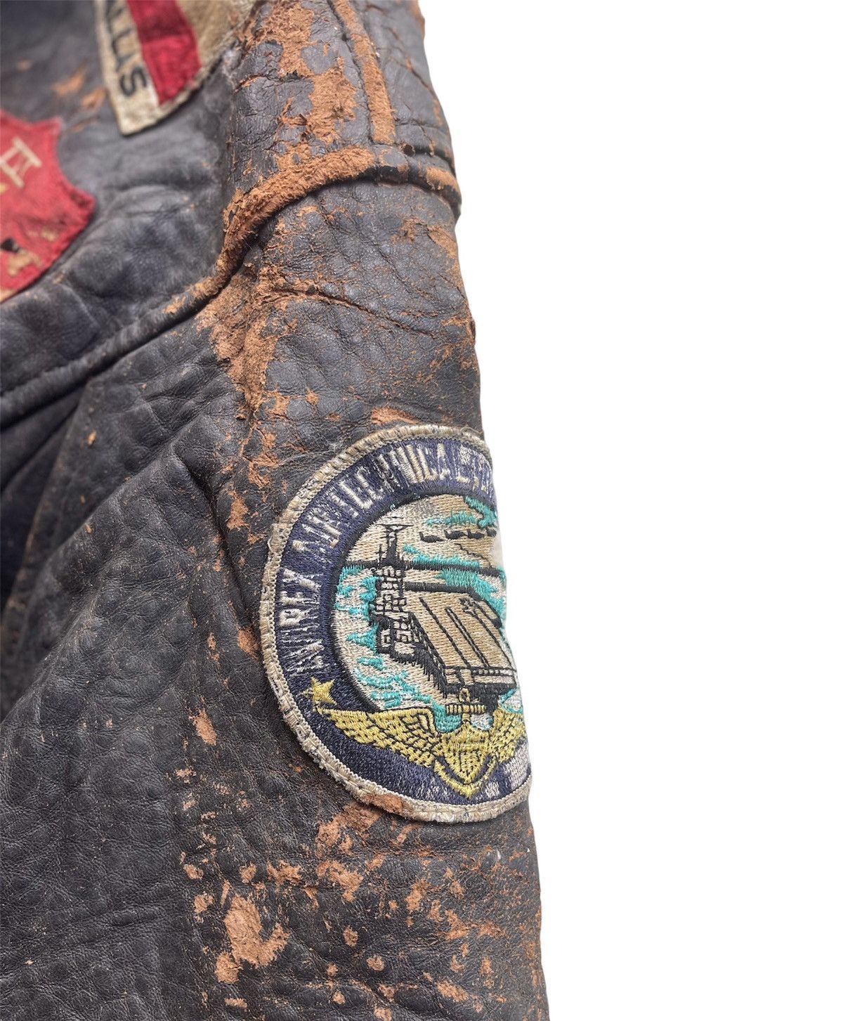 Avirex Avirex G-1 Flight Jacket ‘88 Vintage Leather US Navy Patches Size US M / EU 48-50 / 2 - 12 Thumbnail