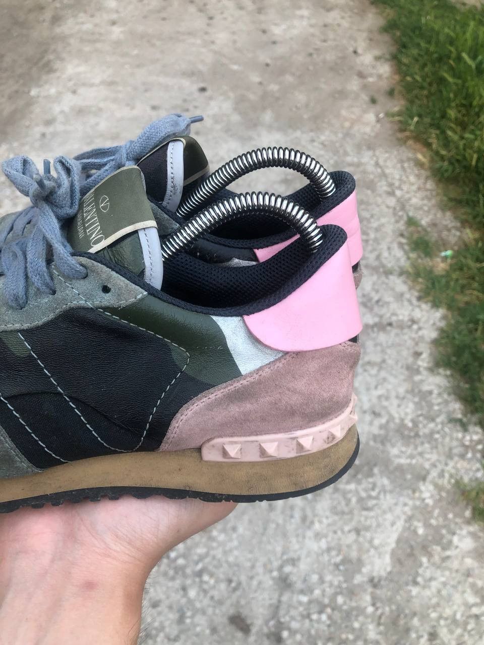Valentino × Vintage VERY RARE VALENTINO GARAVANI CAMOUFLAGE ROCKRUNNER FASHION Size US 6.5 / EU 39-40 - 8 Thumbnail