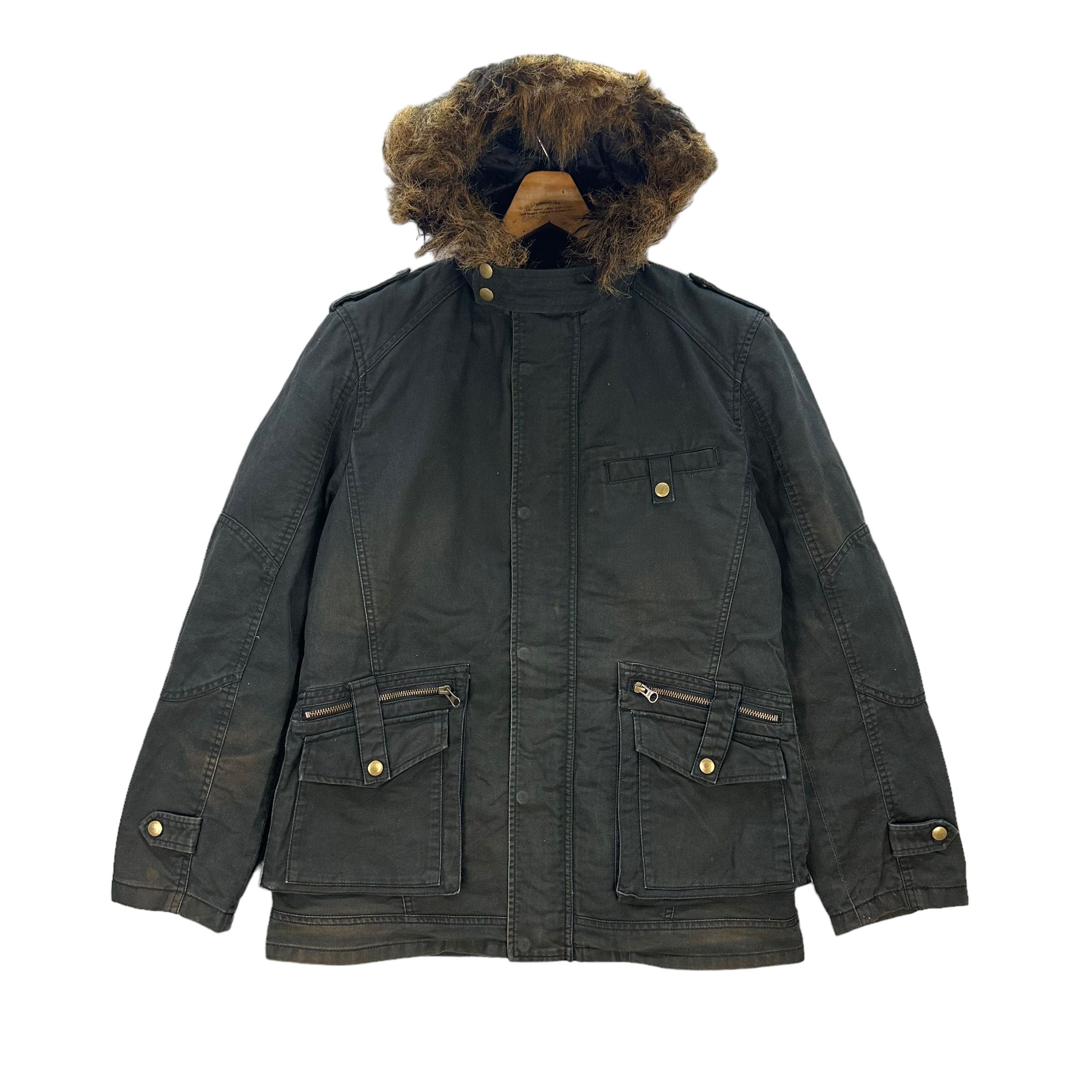 PPFM PPFM SUN FADED FUR HOODIE JACKET #8630-018 Size US L / EU 52-54 / 3 - 1 Thumbnail