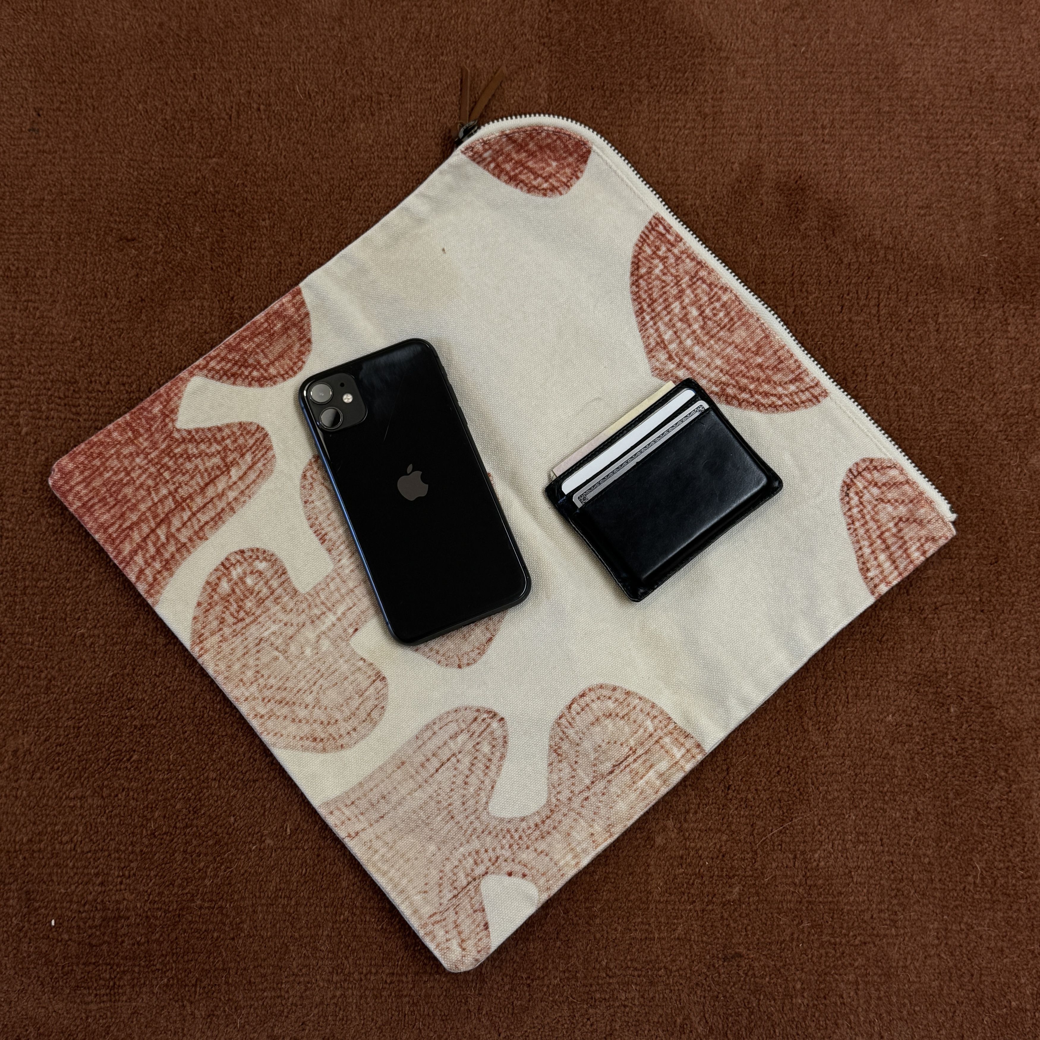 Kapital Kapital Floral Motif Zip Bag Size ONE SIZE - 3 Thumbnail