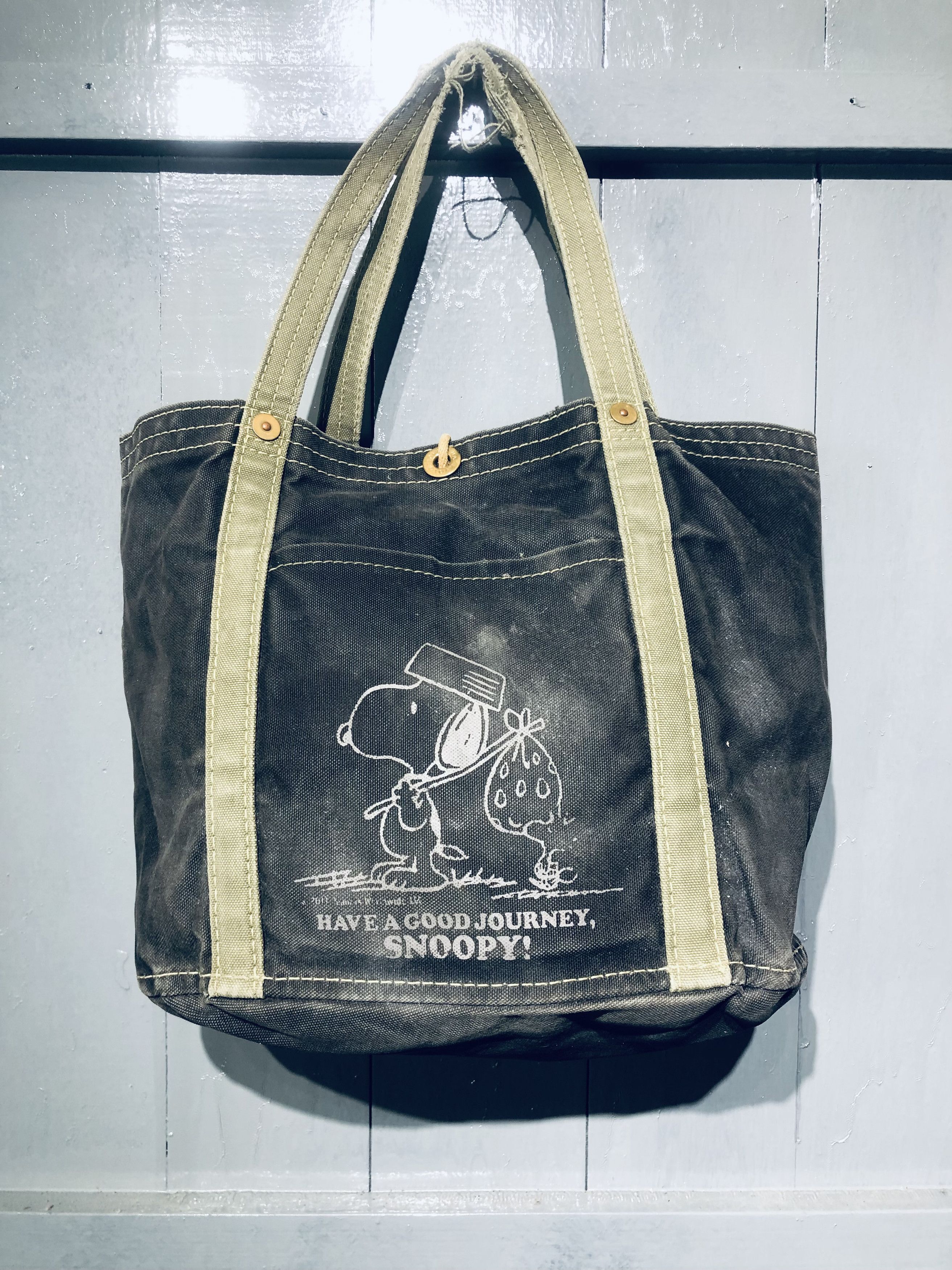 Canvas × Ichizawa Shinzaburo Hanpu × Peanuts SNOOPY X JAPANESE ICHIZAWASHINZABUROHANPU CANVAS TOTEBAG Size ONE SIZE - 13 Thumbnail