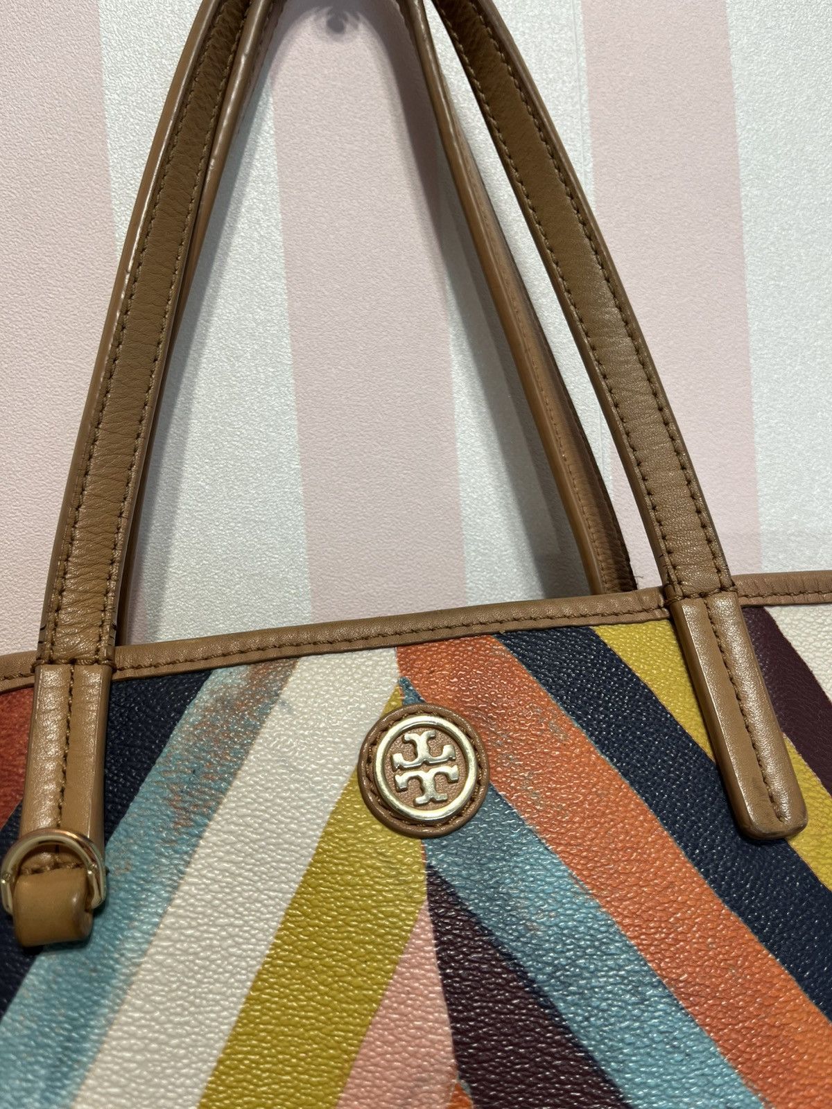 Tory Burch Tory Burch Multicolor Striped Bag Size ONE SIZE - 5 Thumbnail