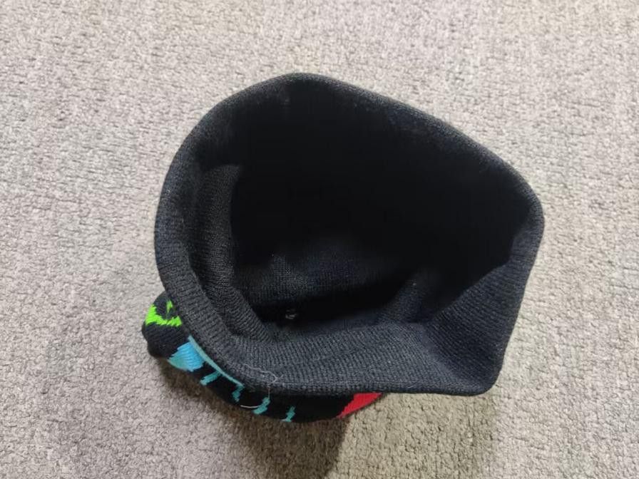 Cartoon Network Question Mark Graphic Scull Cap No Cuff Beanie Hat Black Size ONE SIZE - 3 Thumbnail