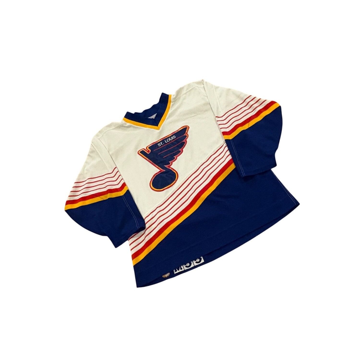 Ccm Vintage 90s CCM Center Ice St. Louis Blues Authentic NHL Hoc Size US XL / EU 56 / 4 - 3 Thumbnail