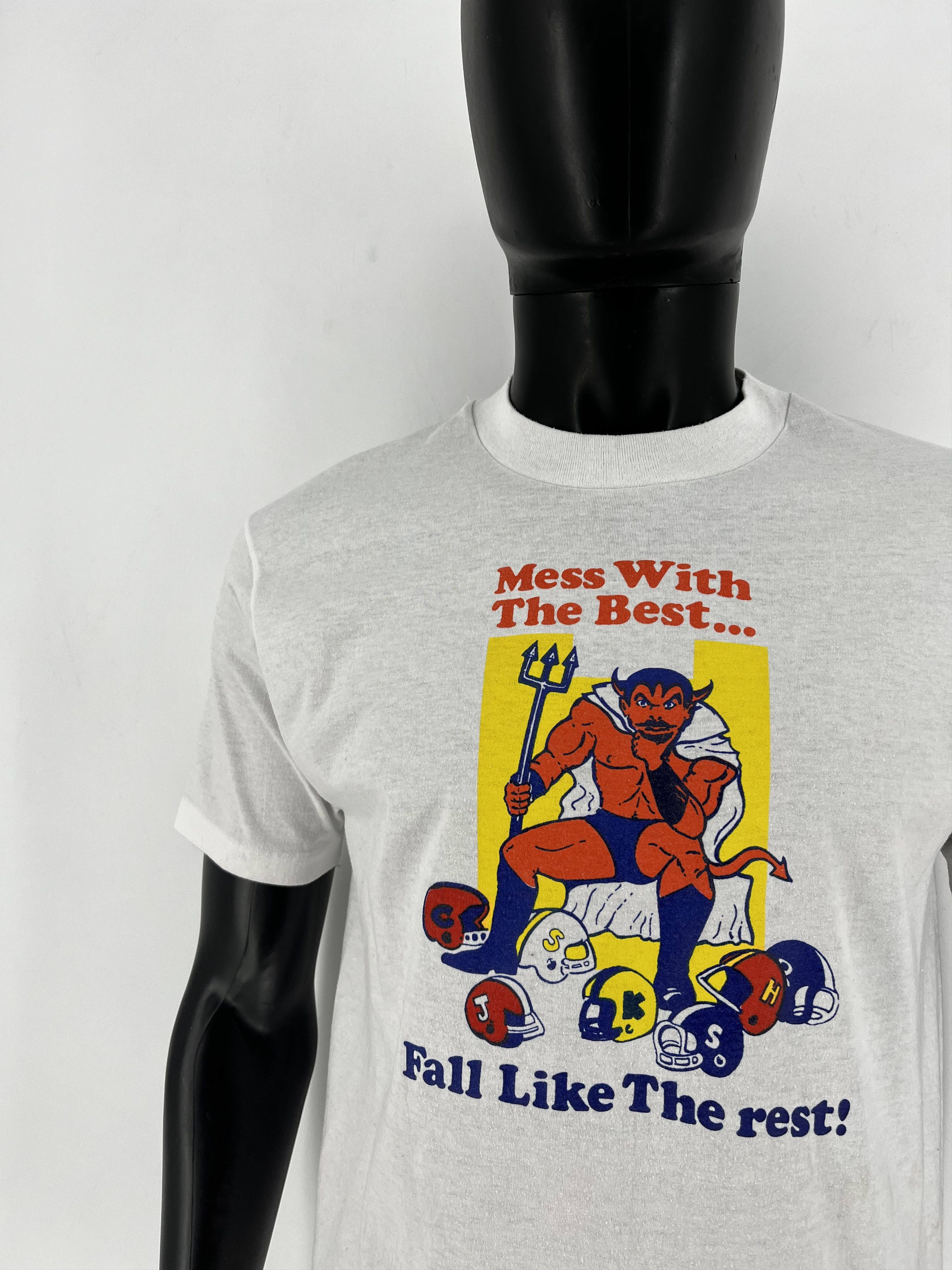 Vintage Vintage Y2K ADULT “ Mess With The Best. Fall Like The rest!“ Size US L / EU 52-54 / 3 - 6 Thumbnail