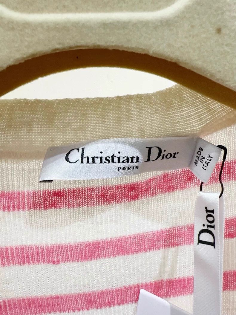 Dior New Dior Striped Cardigan with Tag-2506 Size L / US 10 / IT 46 - 3 Thumbnail