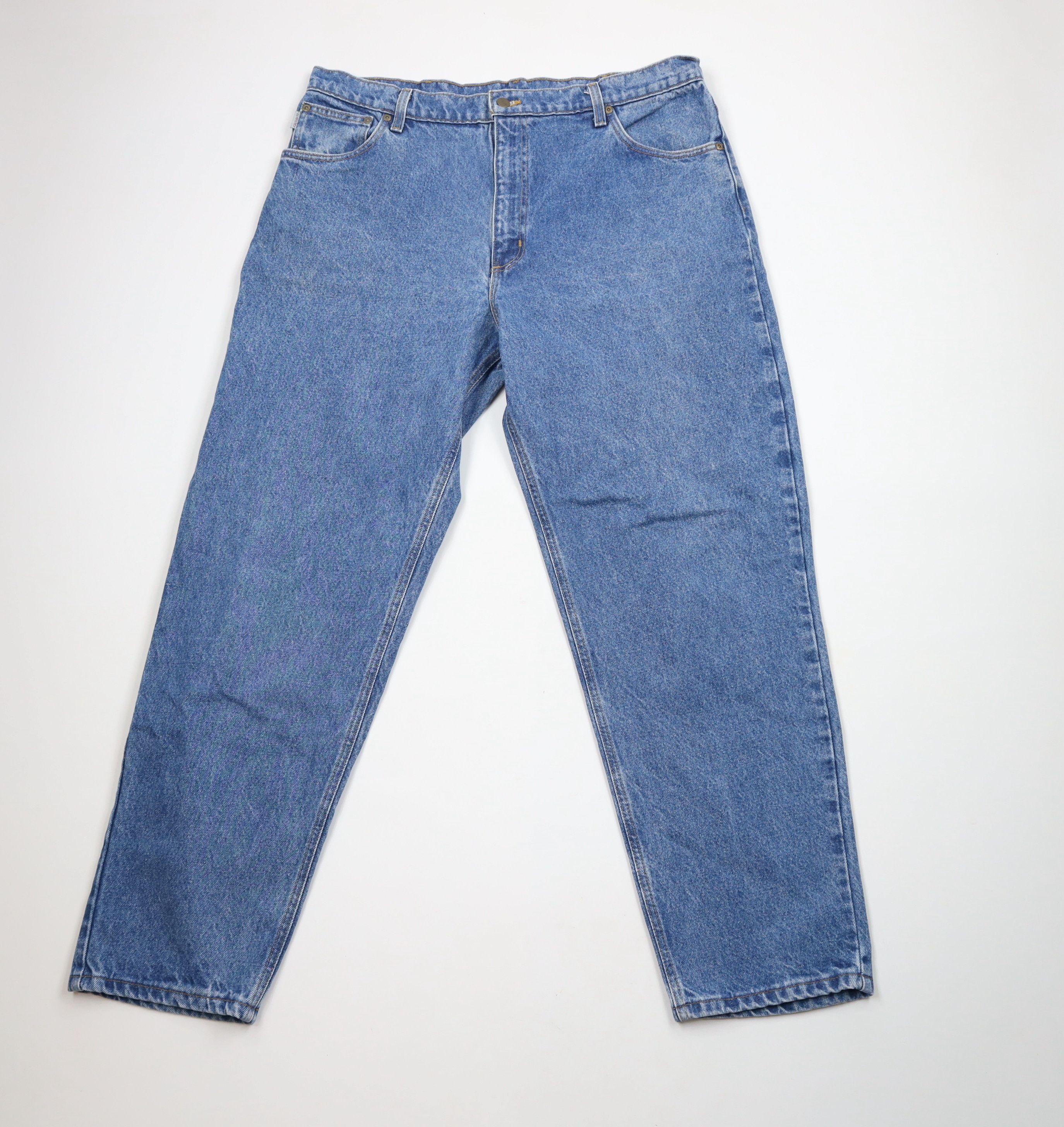 Carhartt × Vintage Vintage Y2K 2000 Carhartt Spell Out Straight Leg Jeans USA Size US 40 / EU 56 - 1 Thumbnail