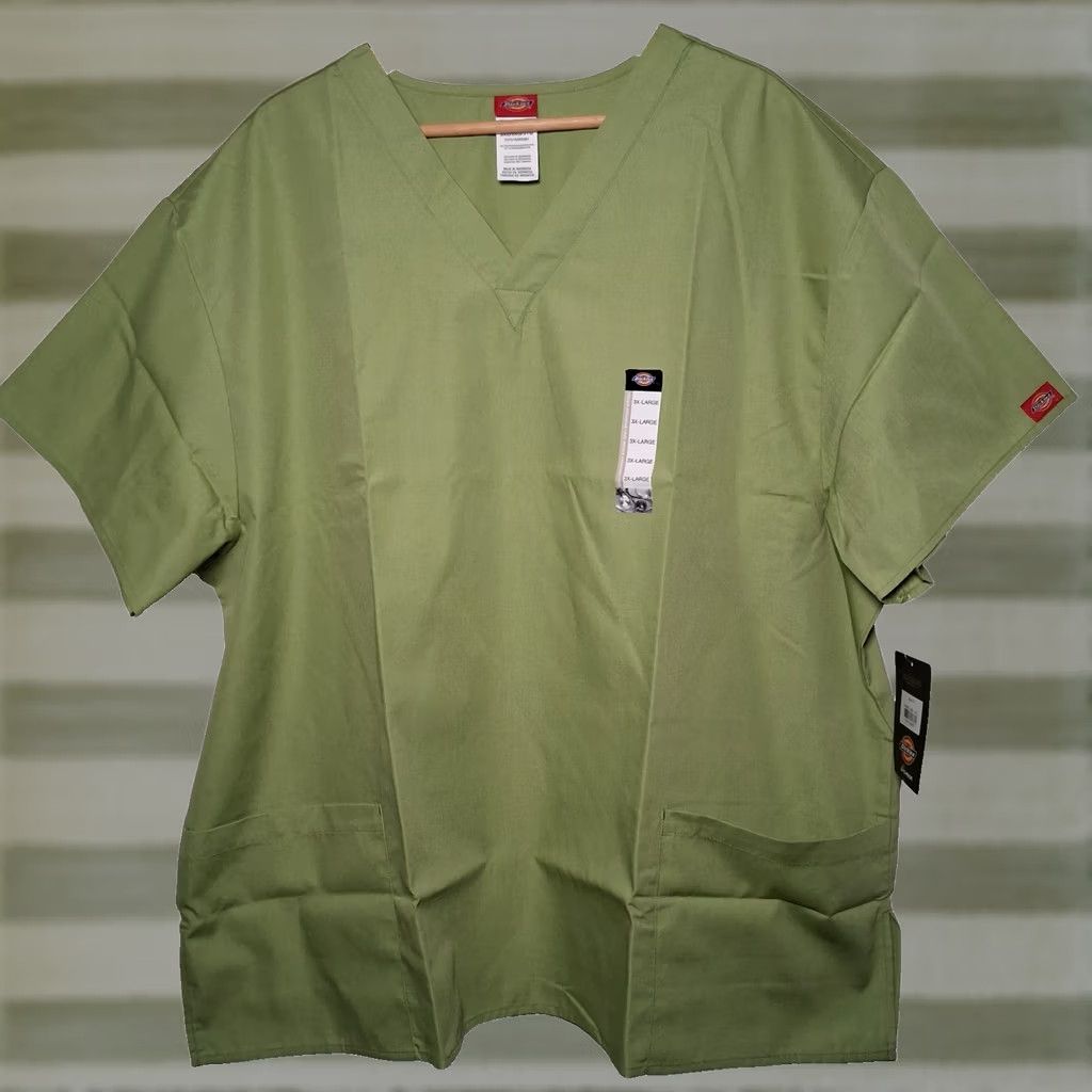 Dickies Dickies Everyday Scrubs - Missy Fit Women 3XL Desert Green Workwear New Size XXL / US 16-18 / IT 52-54 - 1 Thumbnail
