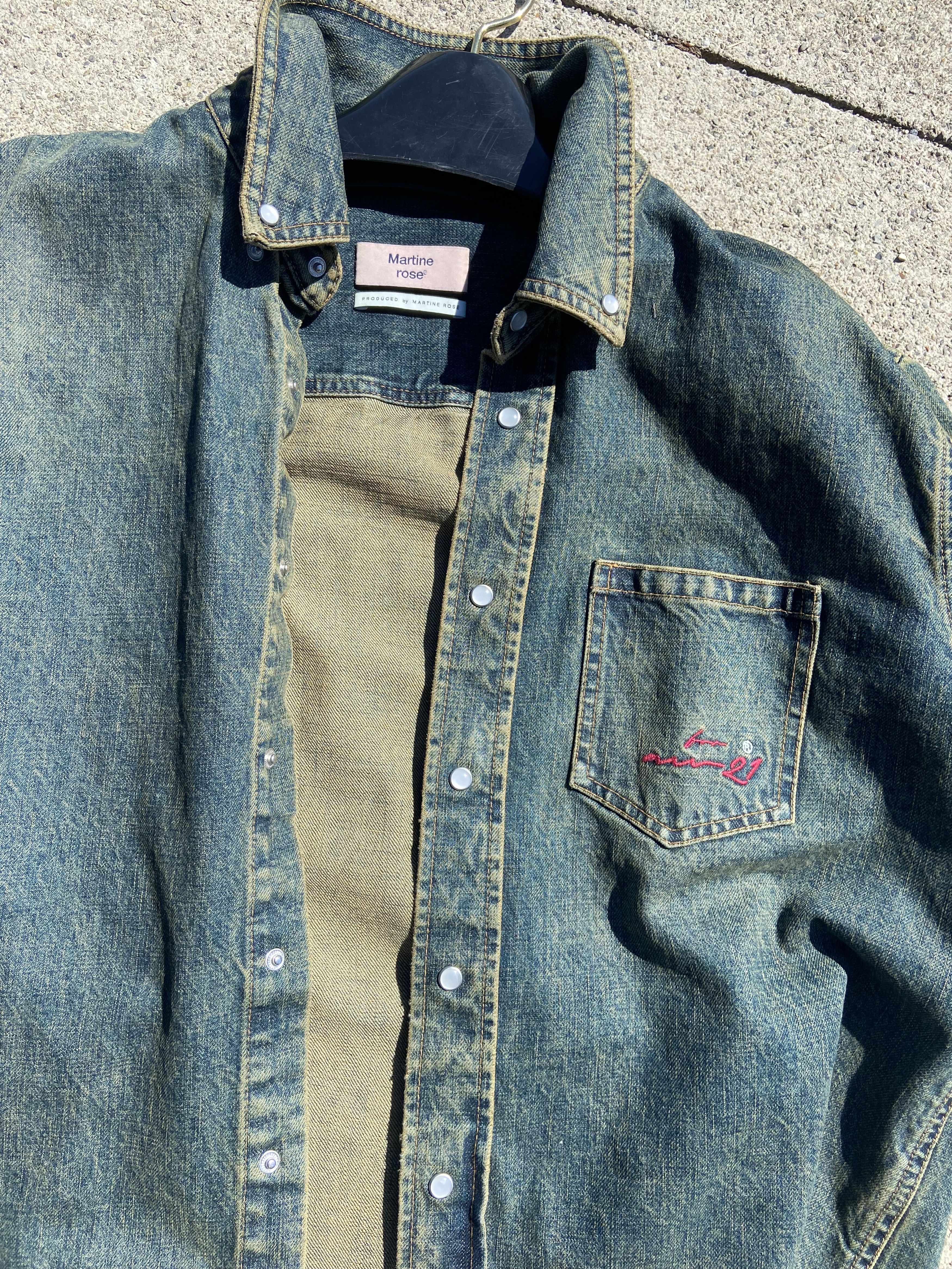 Martine Rose Martine rose “21” season denim top Size US S / EU 44-46 / 1 - 2 Thumbnail