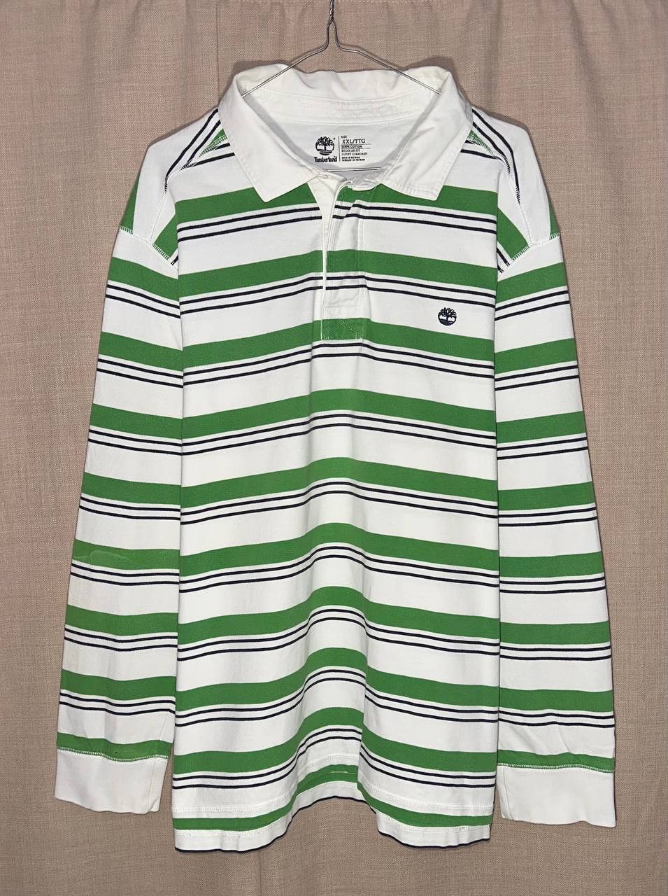 Timberland Timberland Mens Polo Striped Long Sleeve Shirt polo Size US XXL / EU 58 / 5 - 1 Thumbnail