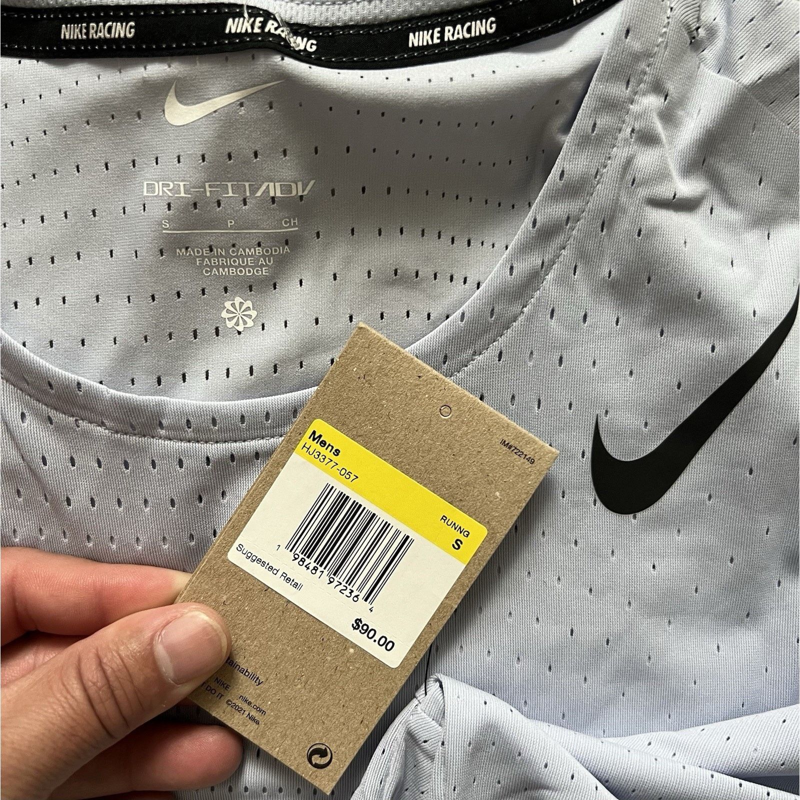 Nike Nike AeroSwift Men's Dri-FIT ADV Short-Sleeve Top Small Size US S / EU 44-46 / 1 - 7 Thumbnail
