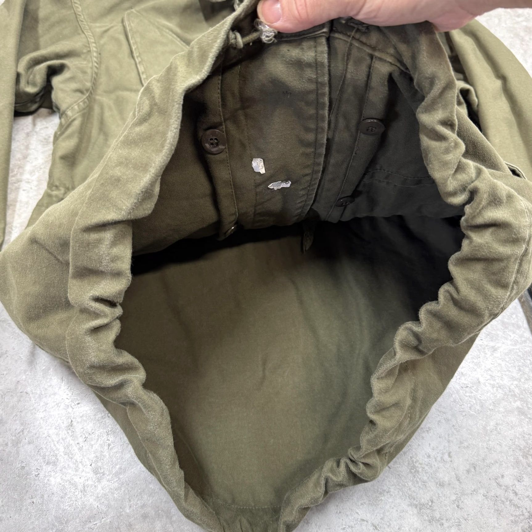 Vintage VINTAGE Dutch Military Jacket Mens Small Green Field Coat Cotton KL Seyntex 80s Size US S / EU 44-46 / 1 - 7 Thumbnail