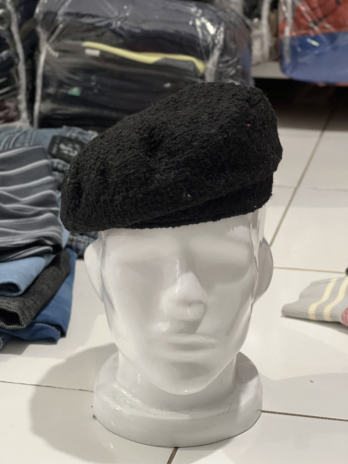 Yohji Yamamoto 2000s Japanese Hysteric Ifsix Knit Barrett Flat Cap y2k Lgb Size ONE SIZE - 1 Thumbnail