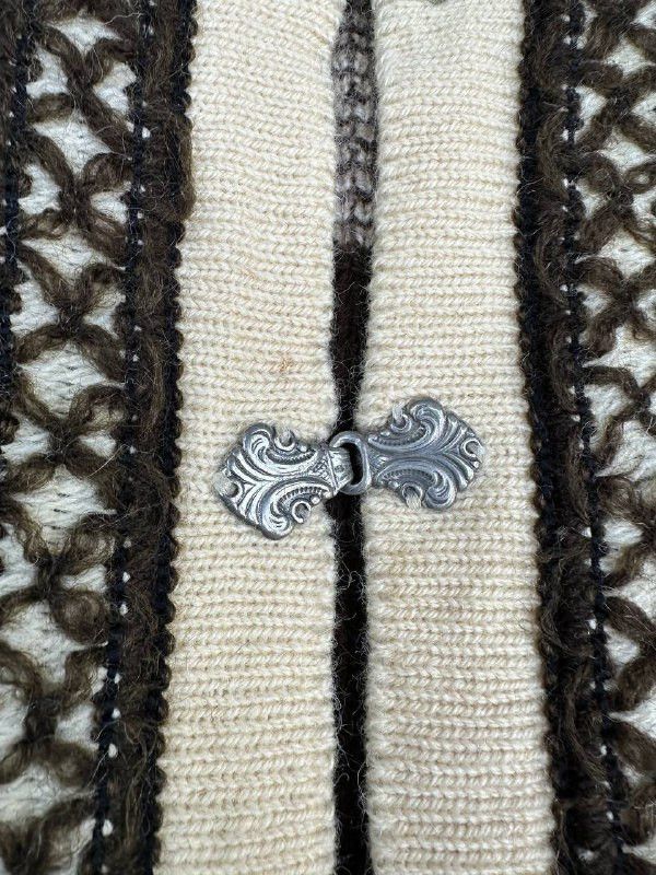 Vintage Nordstrikk Norway Wool Cardigan Pewter Clasp Nordic Isle Size M / US 6-8 / IT 42-44 - 9 Thumbnail