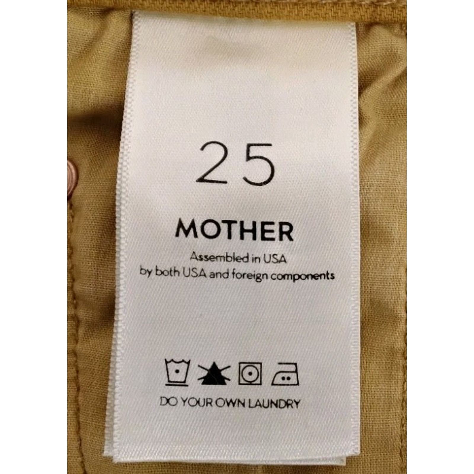 MOTHER Mother Tomcat Ankle Fray Jeans Women's 25 Mustard Yellow Size 25" / US 0 / IT 36 - 11 Thumbnail