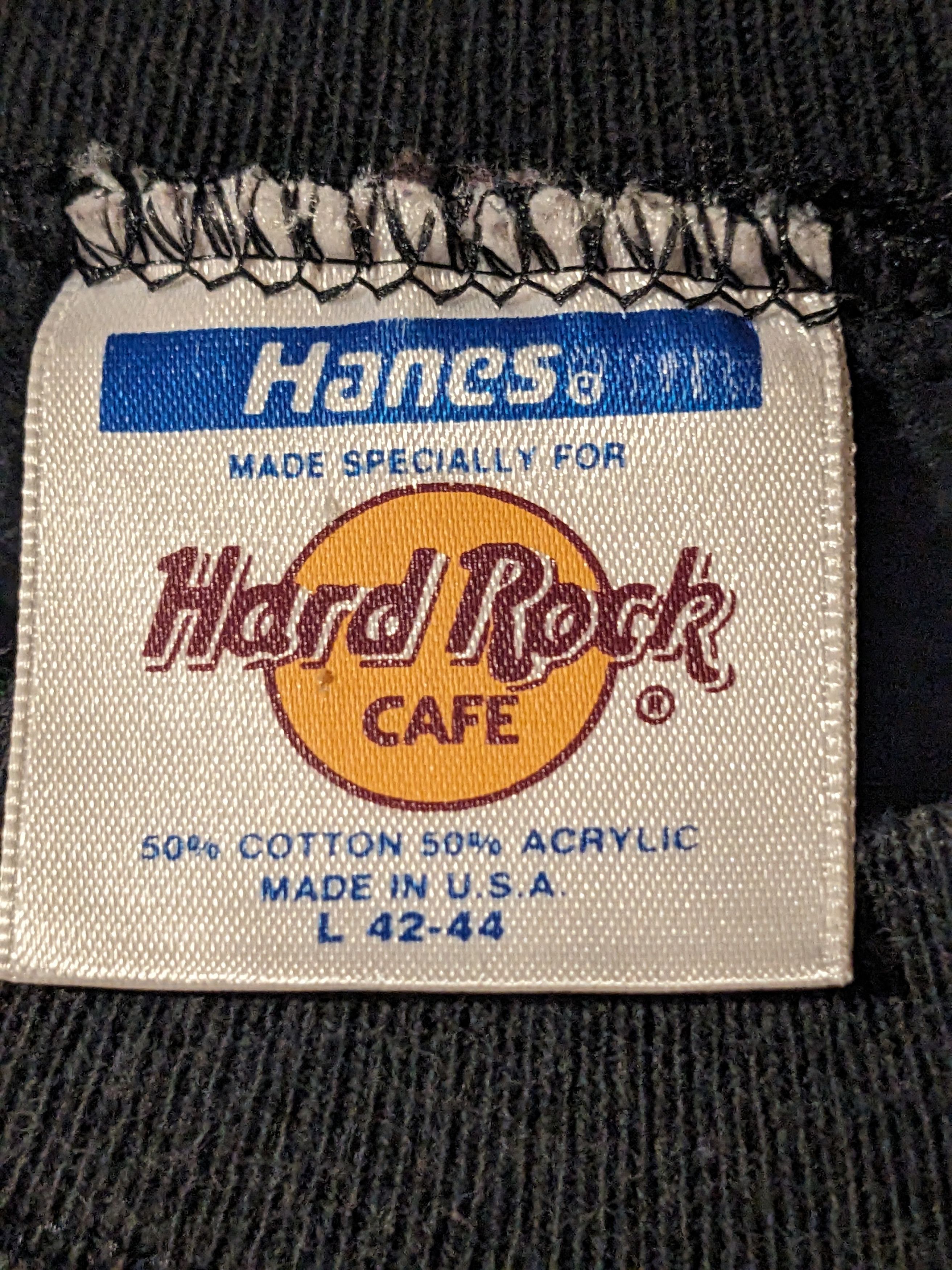 Hard Rock Cafe × Vintage Vintage 90s Hard Rock Cafe Orlando Logo Large Sweatshirt Size US L / EU 52-54 / 3 - 3 Thumbnail