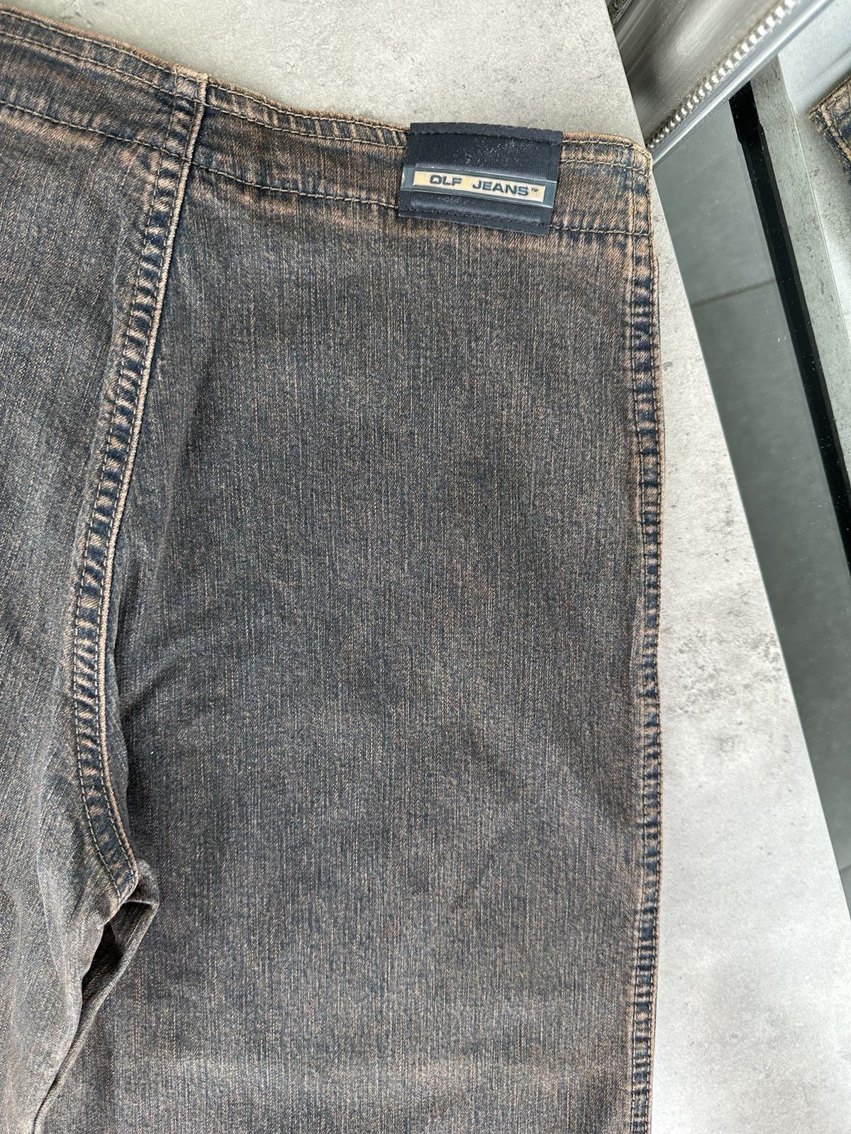 Japanese Brand Vintage Wide Jeans Y2K Size 27" / US 4 / IT 40 - 10 Thumbnail