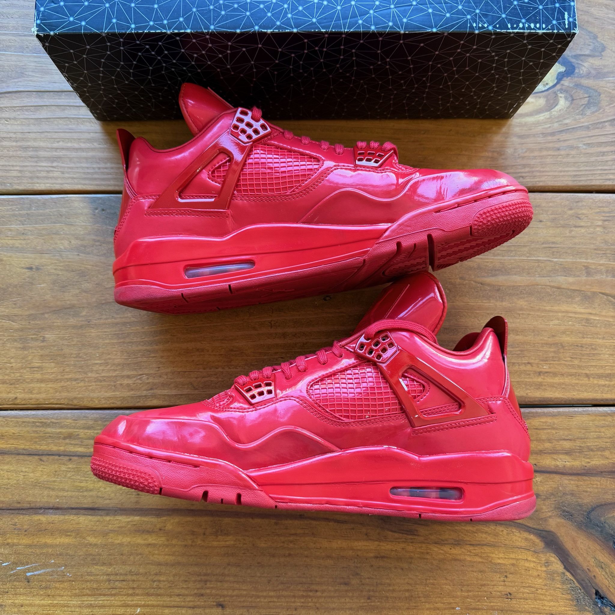 Jordan Brand Air Jordan 4 Retro 11Lab4 - Red - 719864-600 Size US 11 / EU 44 - 3 Thumbnail
