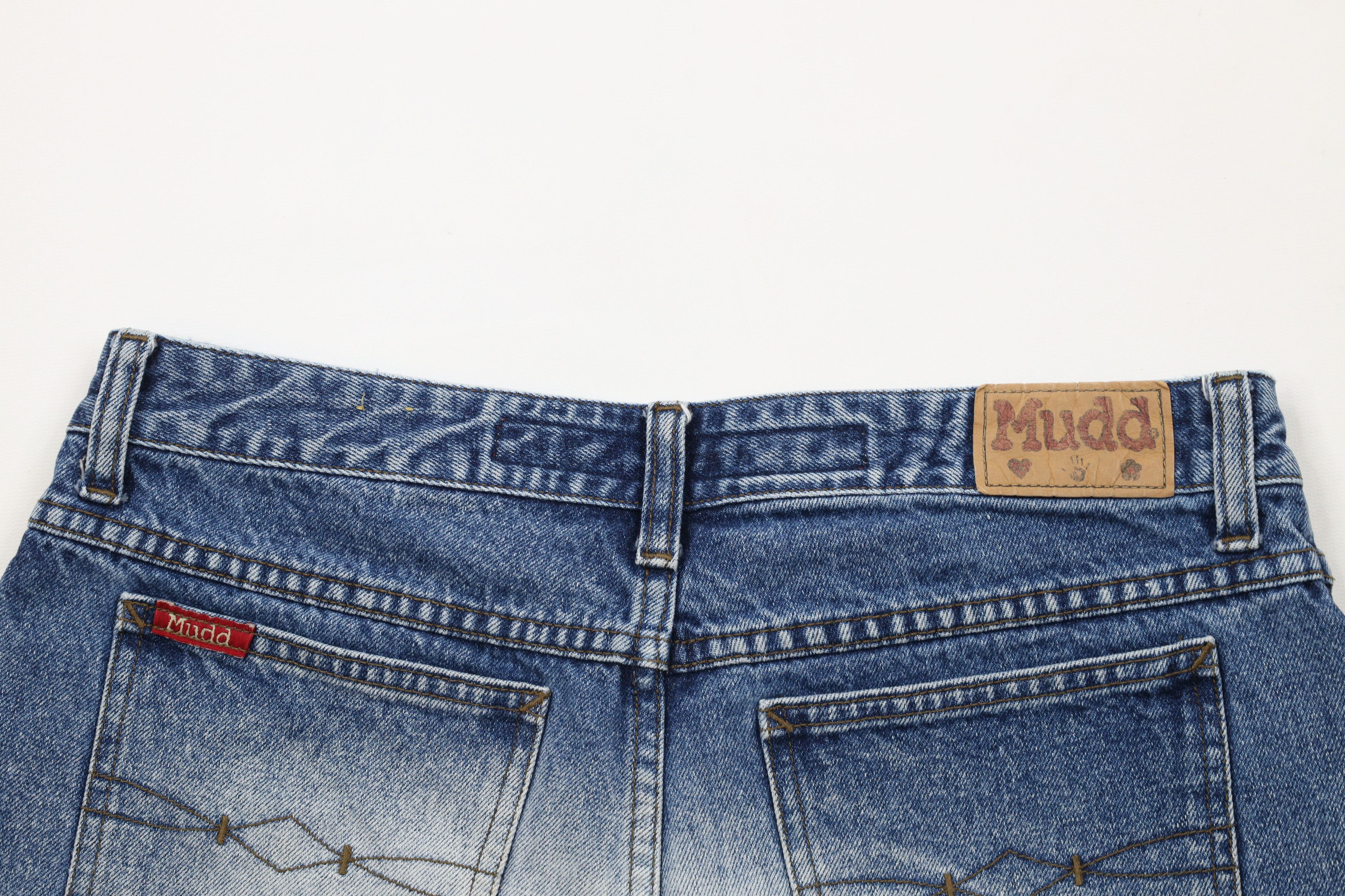Vintage Vintage Y2K Mudd Jeans Denim Jean Shorts Jorts Blue Size 32" / US 10 / IT 46 - 8 Thumbnail