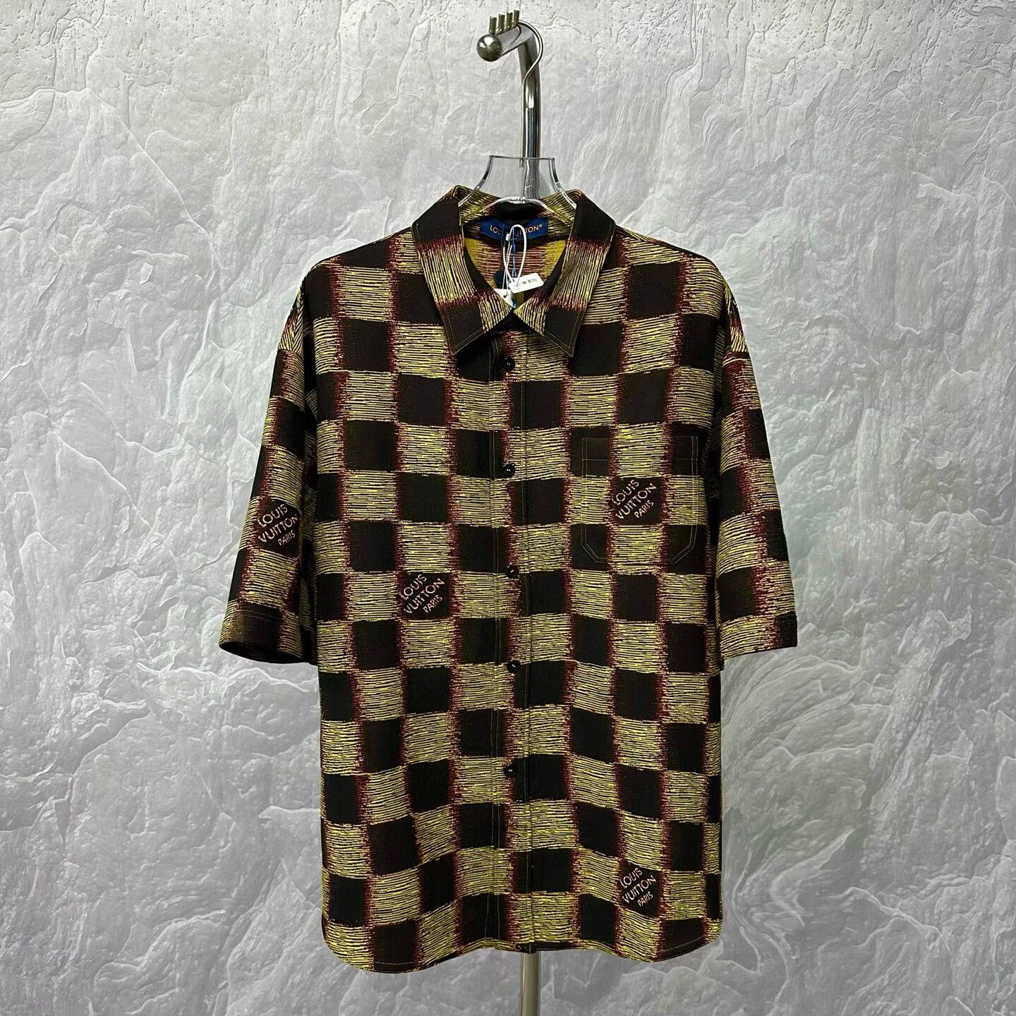 Louis Vuitton louis vuitton black yellow checkered shirt Size US XXL / EU 58 / 5 - 1 Thumbnail
