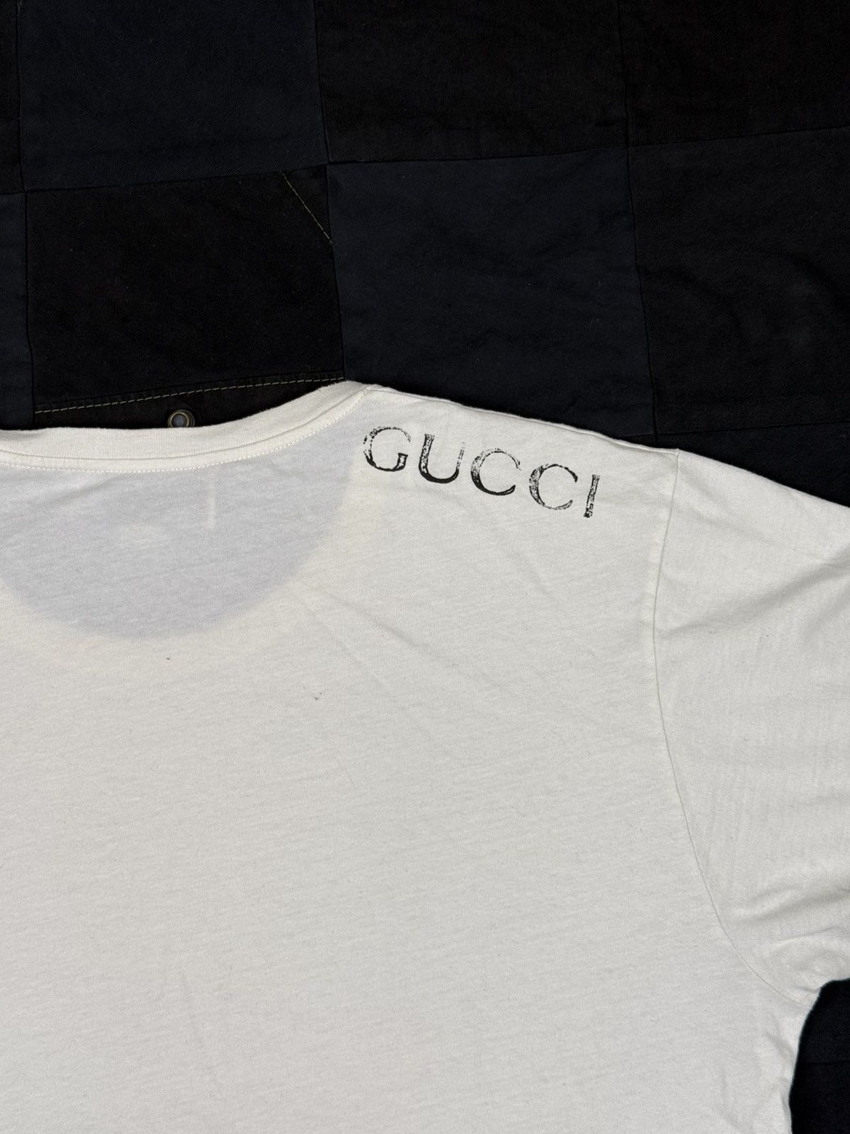 Gucci Logo Stamp Tee Size US XL / EU 56 / 4 - 2 Thumbnail