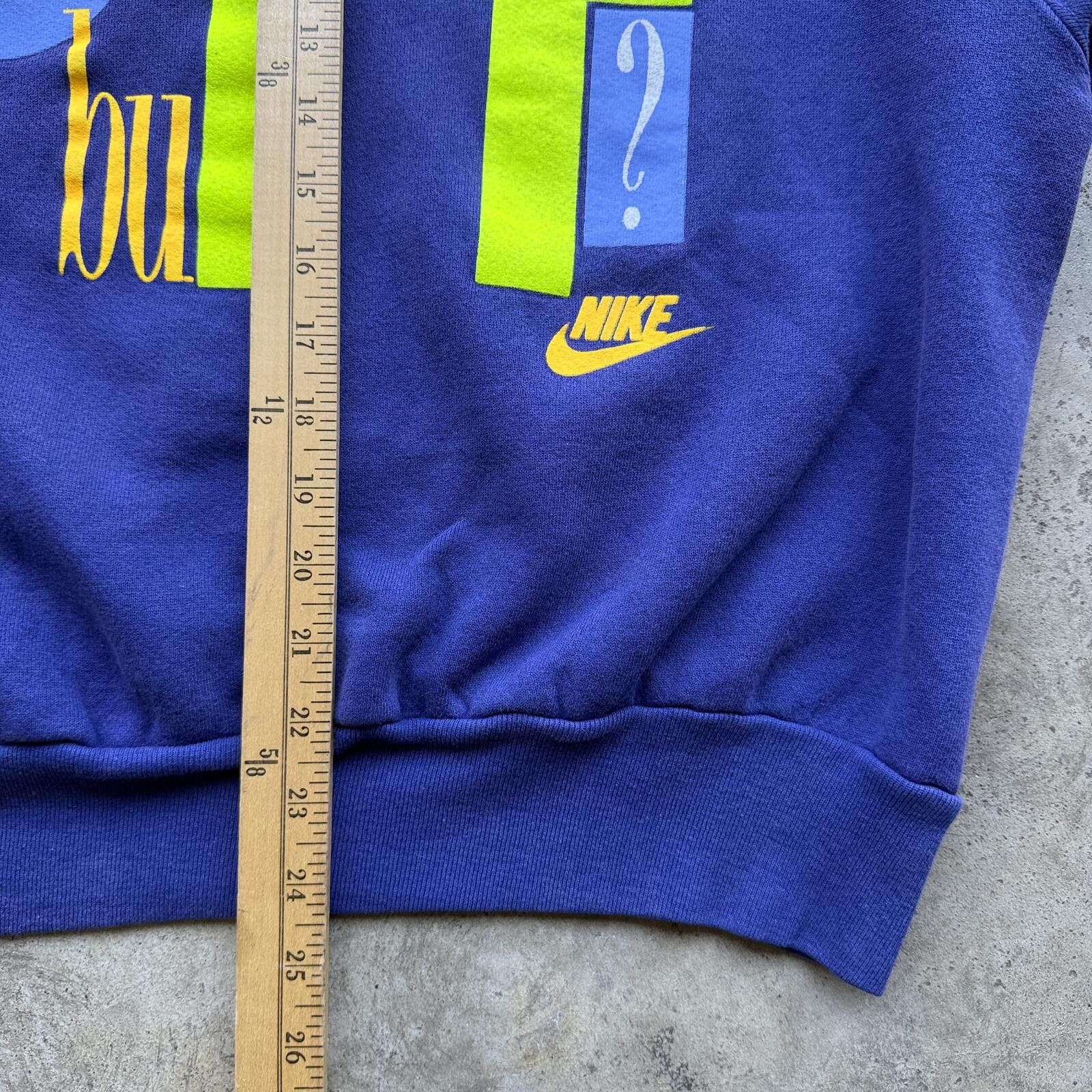 Nike Vintage 80s 90s Nike Kick Some Butt Crewneck Sweatshirt L Size L / US 10 / IT 46 - 7 Thumbnail