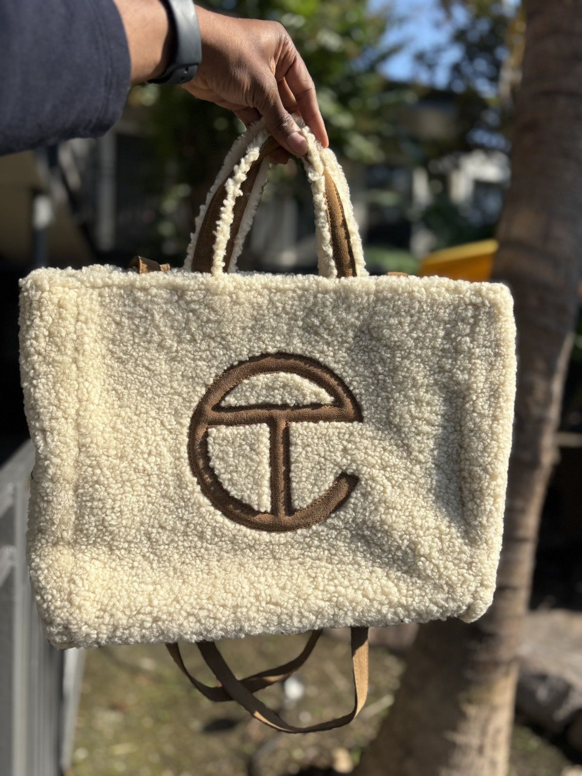 Telfar × Ugg TELFAR X UGG Reverse shopping bag Medium Natural Size ONE SIZE - 5 Thumbnail