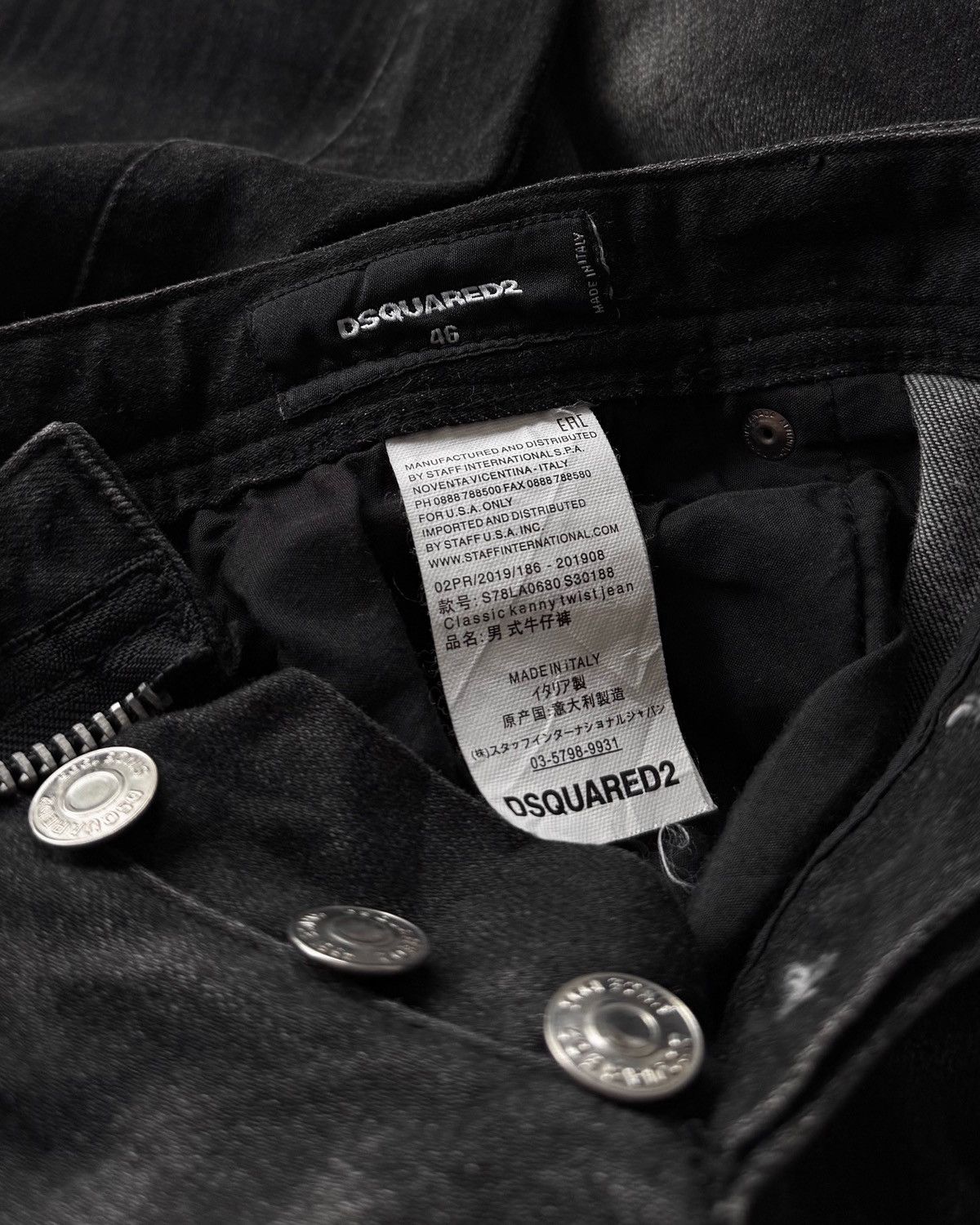 Dsquared2 DSQUARED2 TIDY BIKER ZIP STRETCH JEANS Size US 30 / EU 46 - 10 Thumbnail