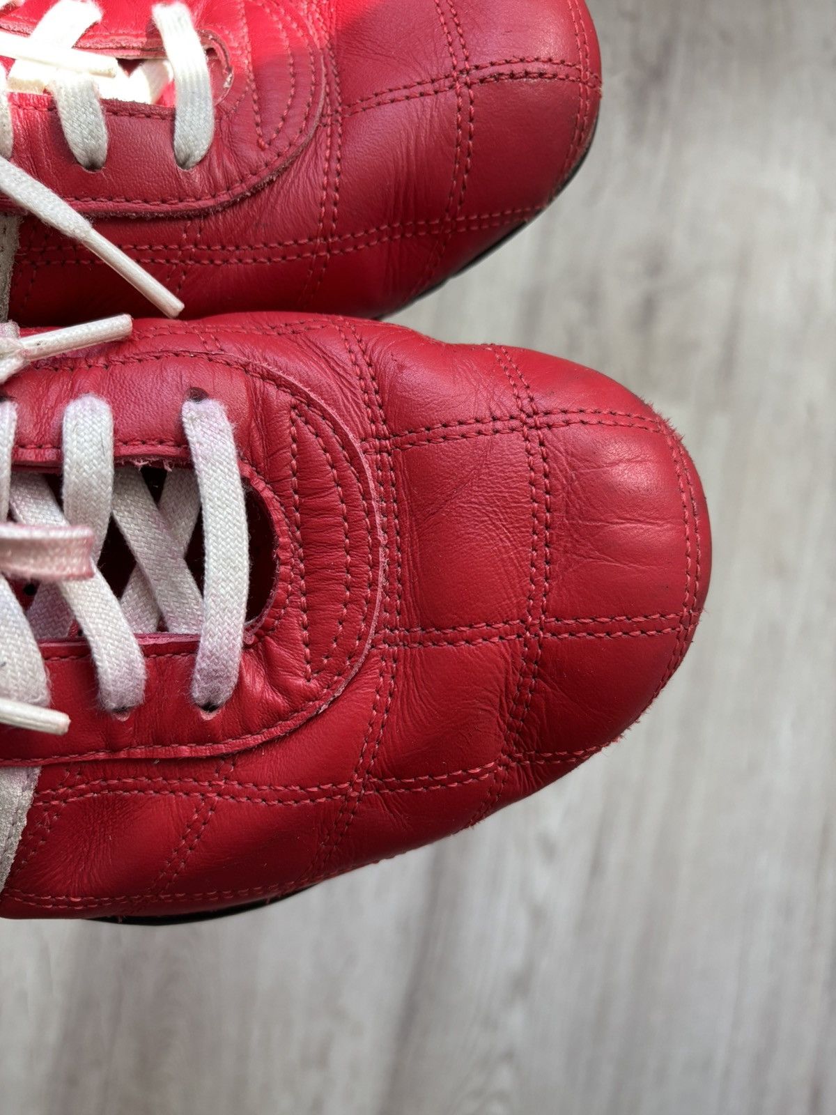 Adidas VINTAGE ADIDAS TUSCANY GOODYEAR RACING SHOES RED 2007 | Grailed
