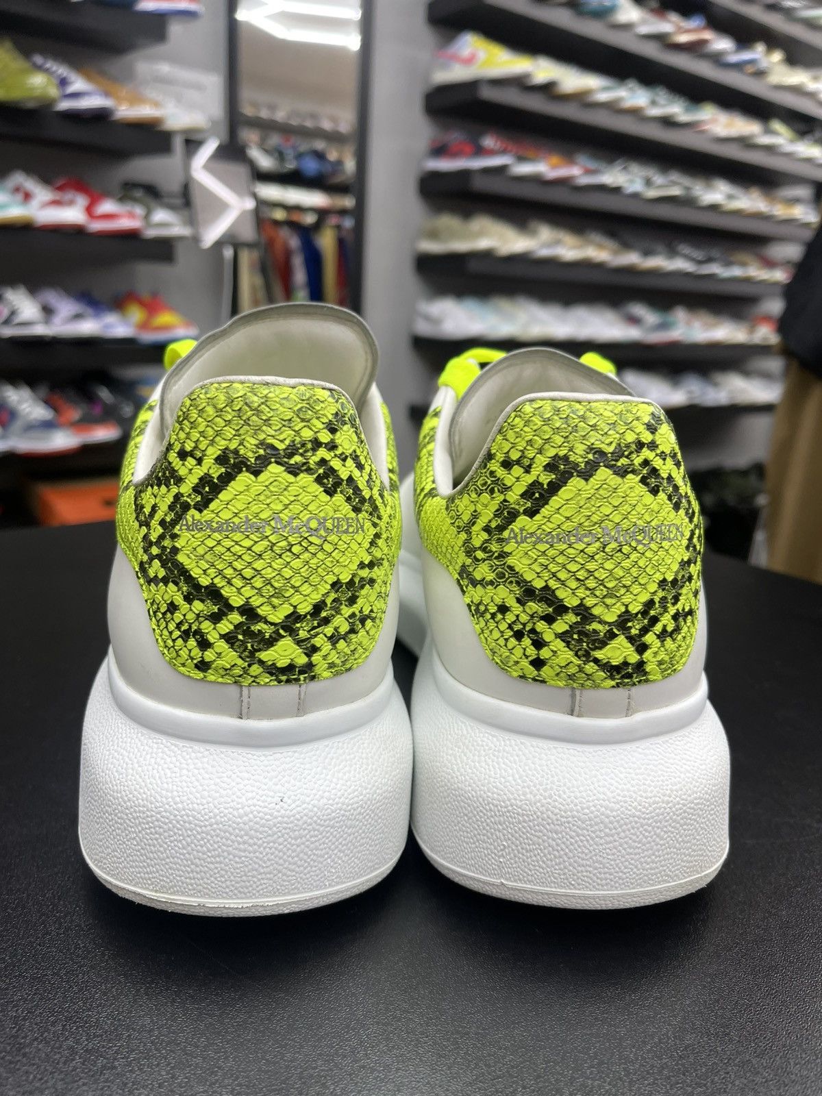 Alexander McQueen Size 13US/46EU - Alexander McQueen Neon Snake Skin Size US 13 / EU 46 - 4 Thumbnail