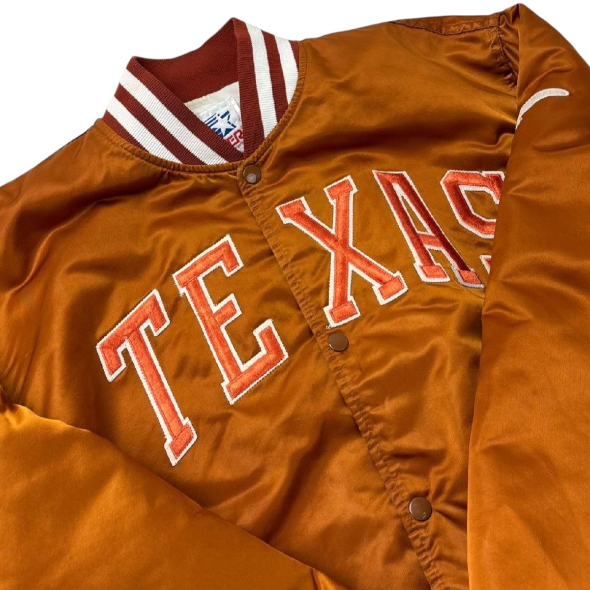 Starter Vintage ‘80s Starter Texas Longhorns Satin Button Up Jacket Size US XL / EU 56 / 4 - 3 Thumbnail
