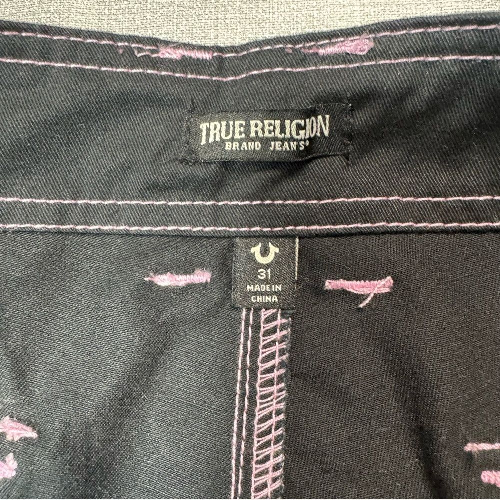 True Religion NWT New $139 True Religion MILITARY SINGLE NEEDLE CARGO Bla Size 31" - 7 Thumbnail