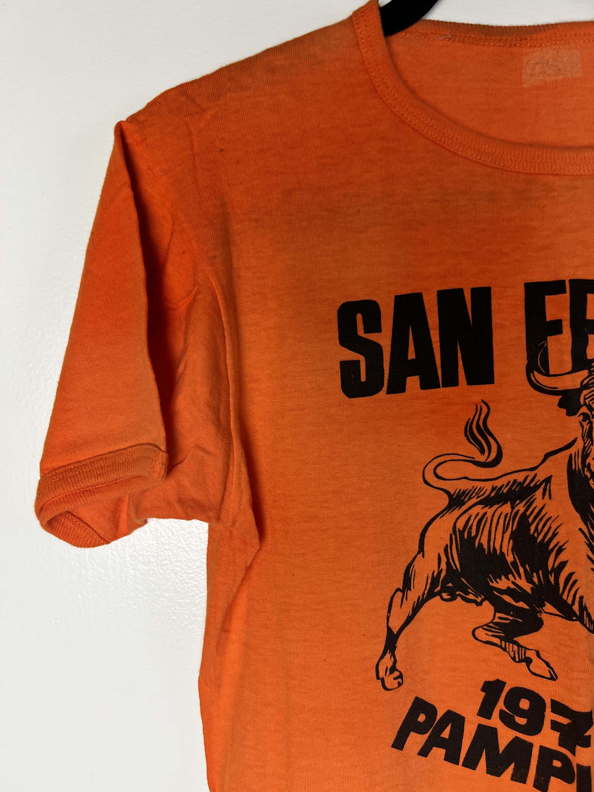 Vintage 1978 San Fermín Running of the Bulls Fest in Pamplona, Spain Size US S / EU 44-46 / 1 - 6 Thumbnail