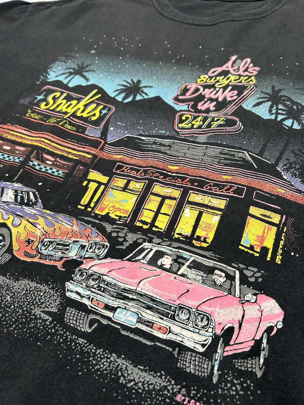 Vintage Vintage 80’s J.Galt 1984 Cars T-Shirt Tee Size US XL / EU 56 / 4 - 6 Thumbnail