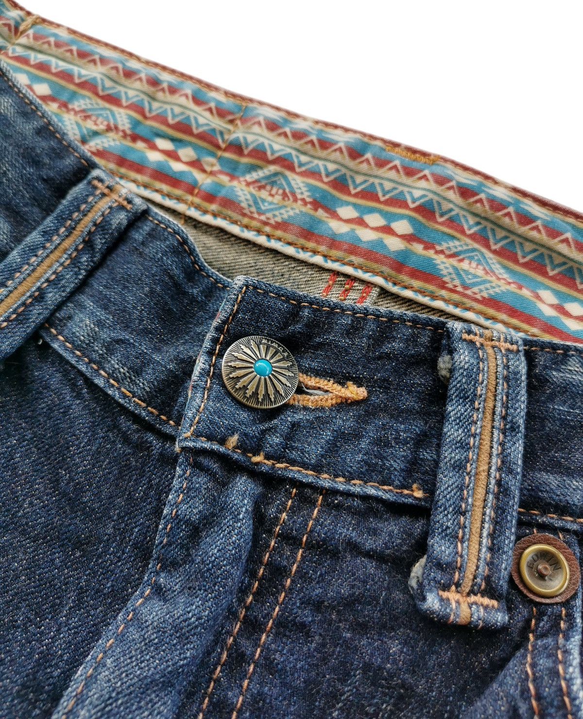 Edwin Vintage EDEdwin Flared Denim Jeans LGB Styles - Size 32x33.5 Size US 32 / EU 48 - 10 Thumbnail