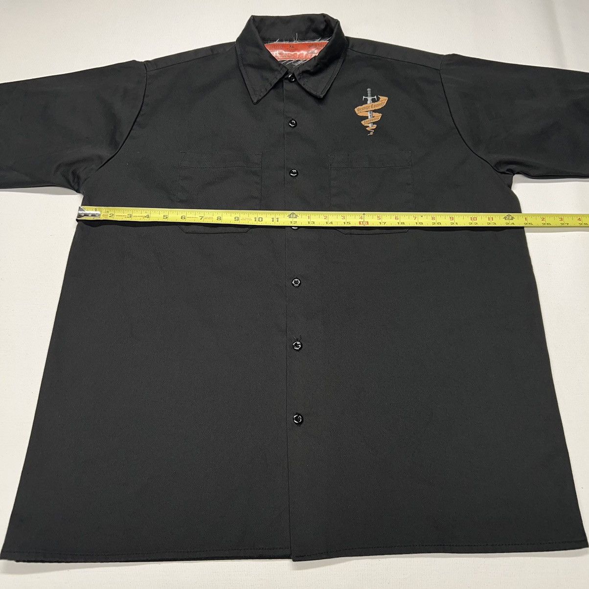 Vintage VTG Orange County Choppers Button Shirt Black Mechanic Work Size US XL / EU 56 / 4 - 12 Thumbnail