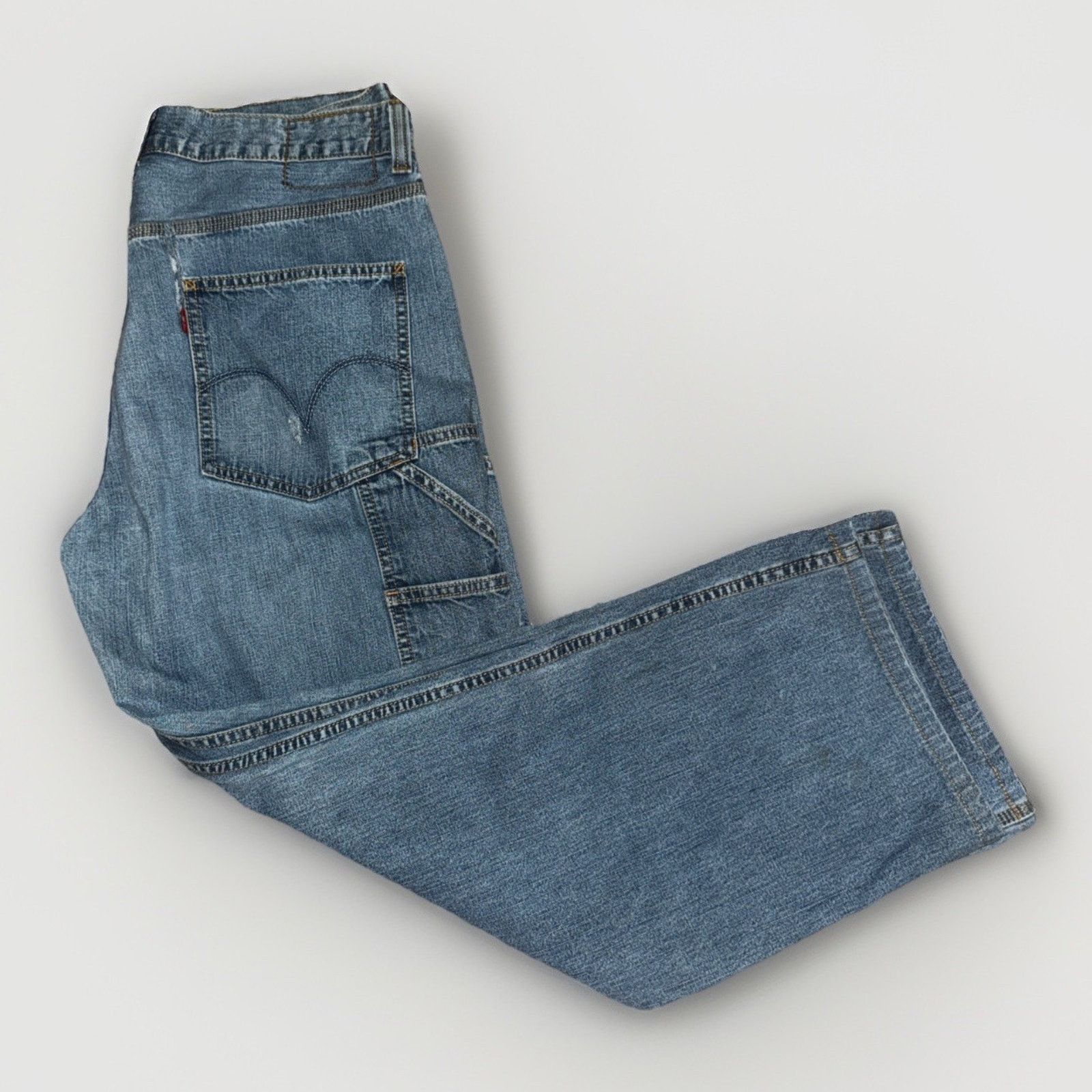 Levi's × Vintage Levi’s Carpenter Jeans 36x30 Loose Fit Baggy Workwear Y2K Size US 36 / EU 52 - 1 Thumbnail