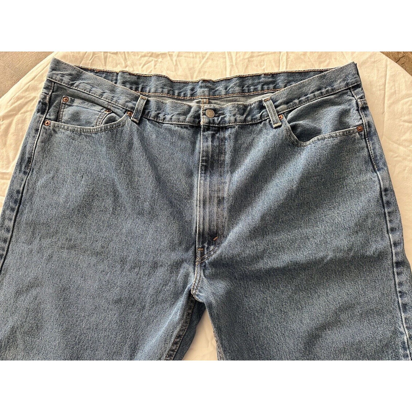 Levi's LEVIS 550 relaxed, 46x26 Medium Blue Wash,Cotton 2018 *CLEAN Size US 44 / EU 60 - 8 Thumbnail