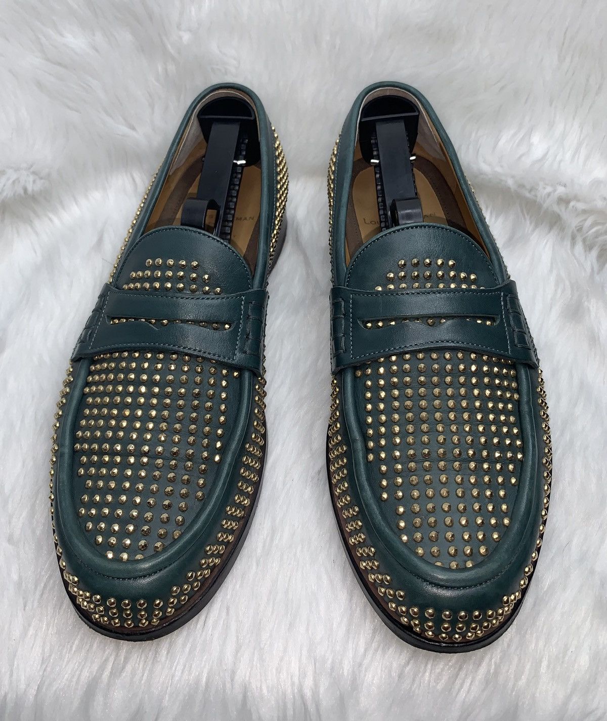 Louis Leeman Louis Leeman Gold Stud Loafers Size US 7 / EU 40 - 3 Thumbnail