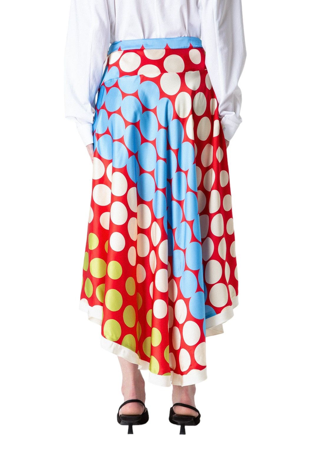 Marni $1,690 Rayon Polka Dot Pleated Skirt Size 25" / US 0 / IT 36 - 5 Thumbnail